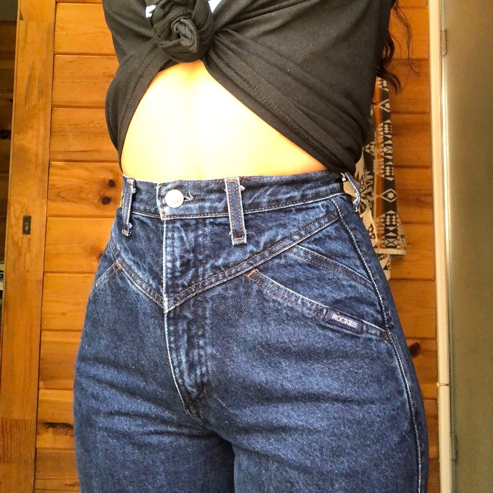 * 70’s style wide leg  jeans *